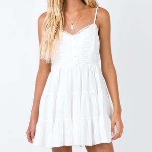 Mini white dress